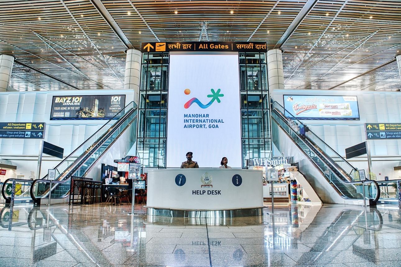 Traveler looking for a lost item at Goa Airport